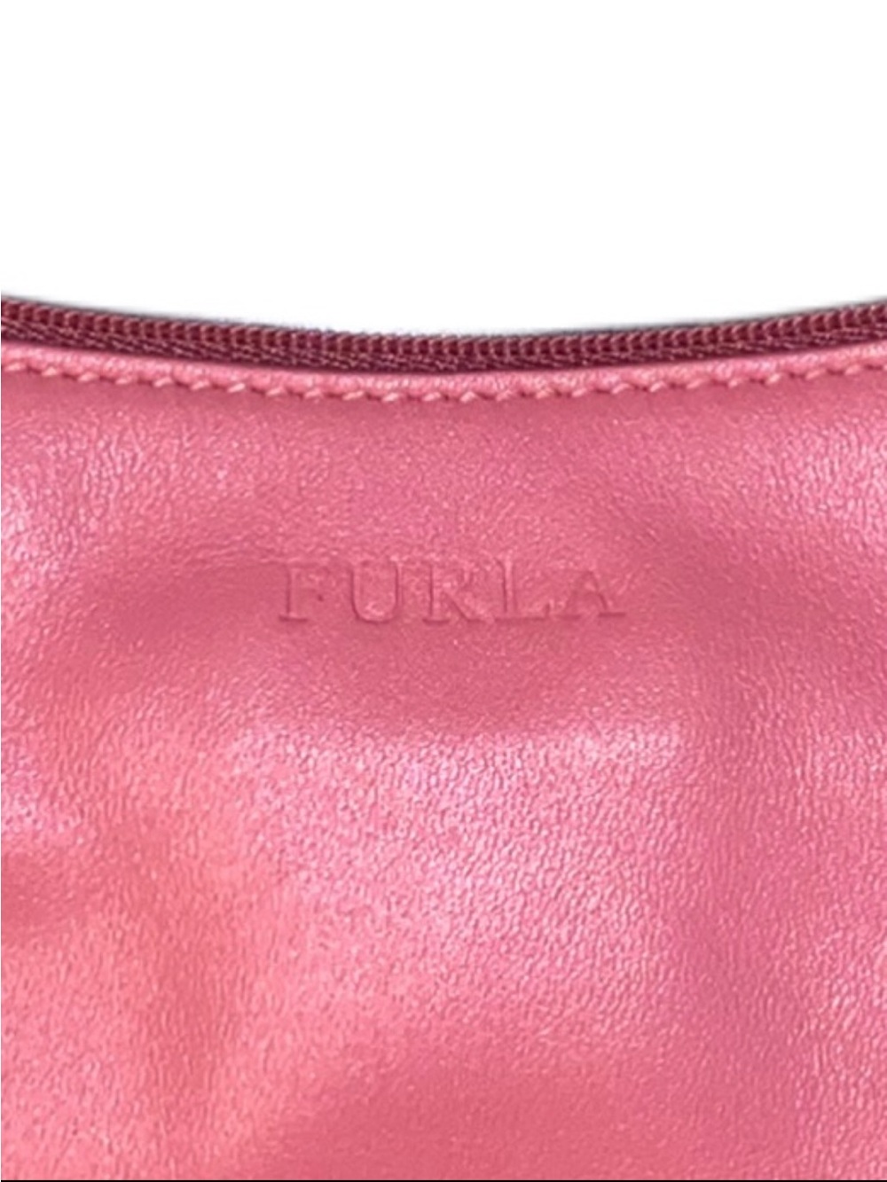 Furla Y2K Genuine Leather Baguette Bow Shoulder Bag - Picture 4 of 7